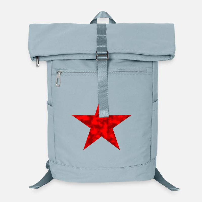 Stern Rot - Mit Camouflage Muster Laptop-Rucksack 