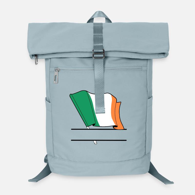 Ireland Flag Name Space Laptop Backpack