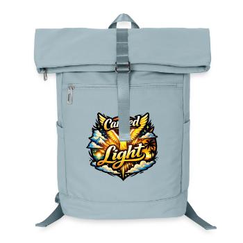 Carried by light - Laptop Backpack - ice blue - Front