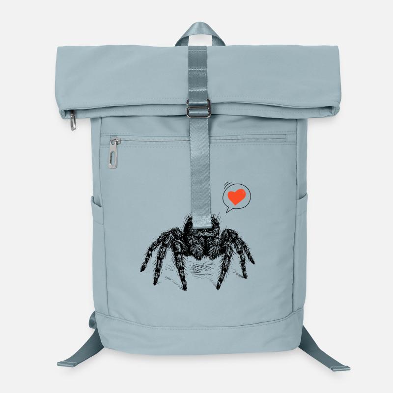 Jumping spider with heart Laptop Backpack