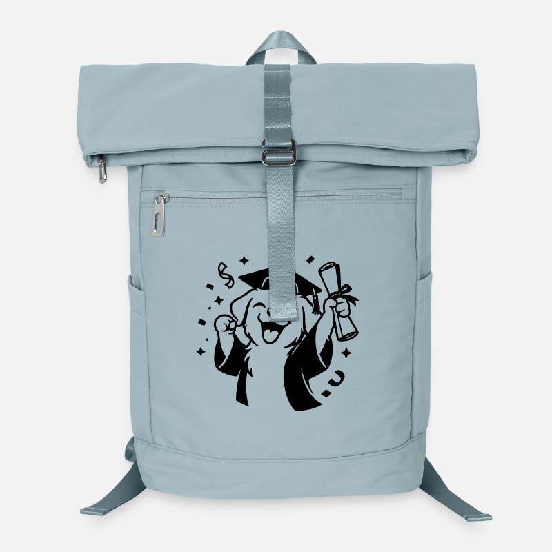 Dog with diploma Laptop Backpack