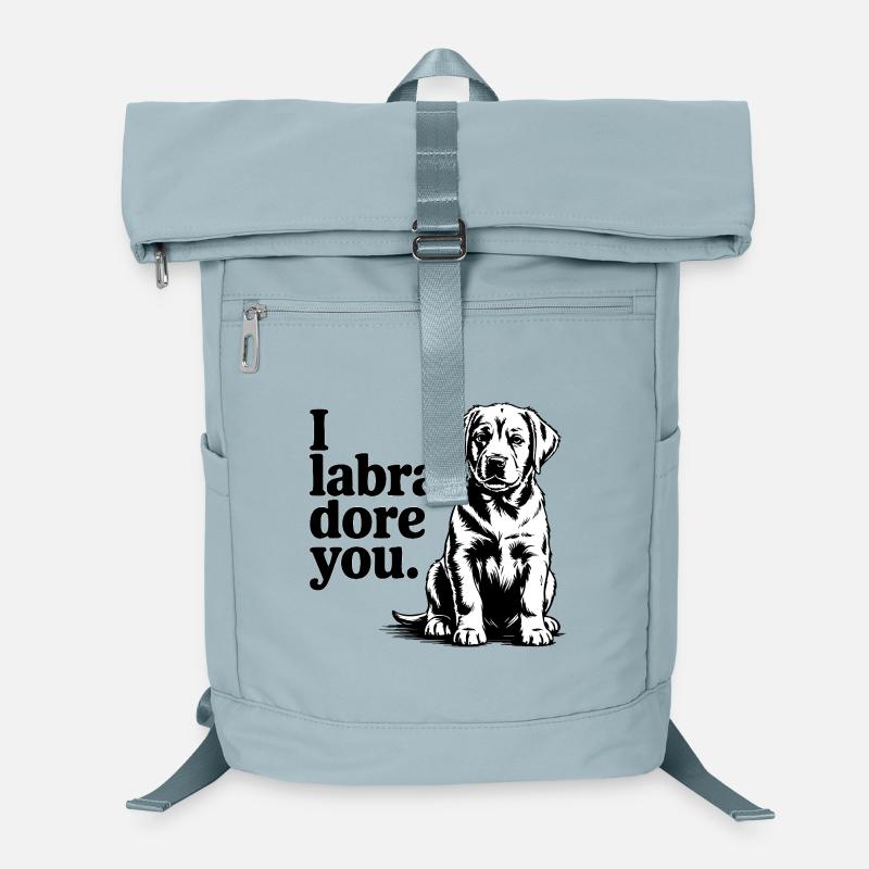 Labrador "I Labra-dore You" liebt Hunde Laptop-Rucksack 