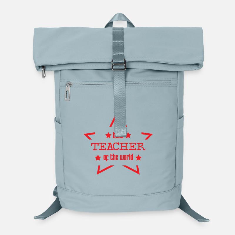 Meilleur Enseignant du Monde Étoile Graphique Roug Sac à dos ordinateur