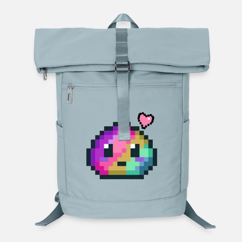 Pixel Farbexplosion Herz 8 Bit Retro Style  Laptop-Rucksack 