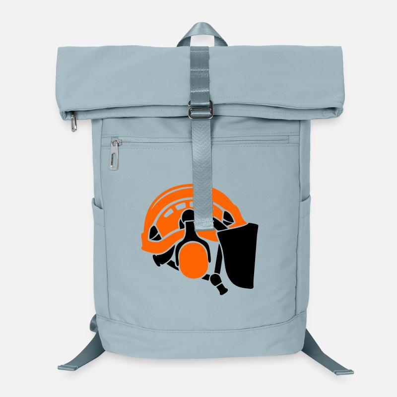 Forsthelm Baumpflege Waldarbeiter Holzfäller Laptop-Rucksack 