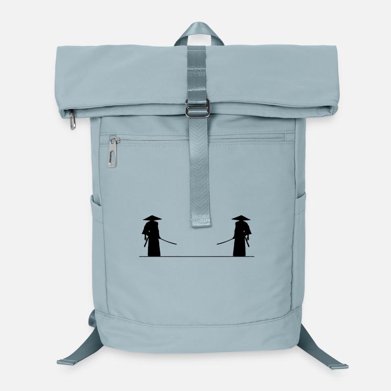 Samurai fight - Laptop Backpack - ice blue