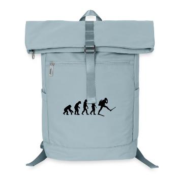 Scuba Diver Funny Human Evolution - Laptop Backpack - ice blue - Front