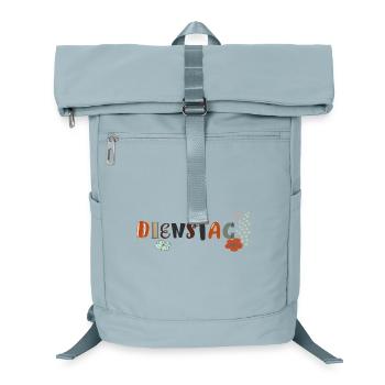Dienstag Wochentag - Laptop-Rucksack  - Eisblau - Vorne