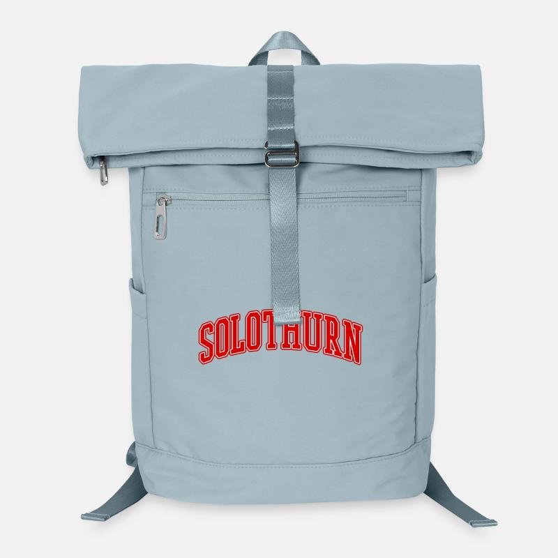 SLOTHURN Hochschulbogen Schriftzug Laptop-Rucksack 