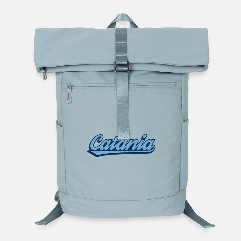 Catania Coastal Retro Lettering Laptop Backpack