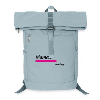 Maman loading... Please Wait - Future Mère - Sac à dos ordinateur - bleu glacier - Devant