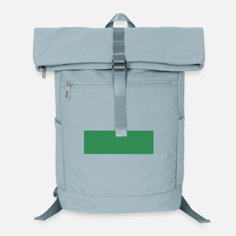 Abstract Green Rectangle Print Laptop Backpack