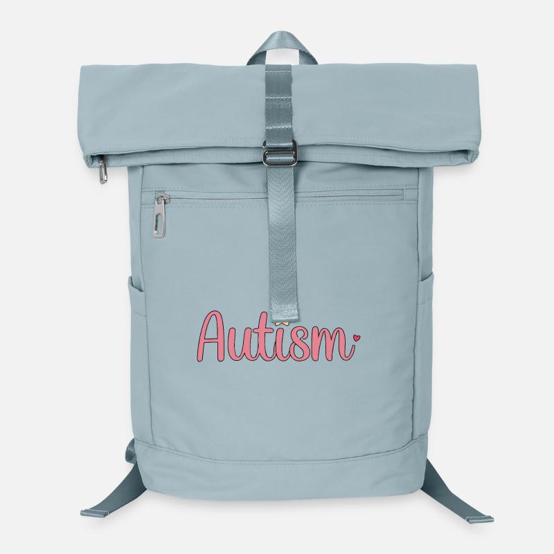 Autisme Rose avec Étoile Sac à dos ordinateur