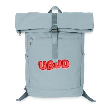 Ubud Bubble Font Design - Laptop Backpack - ice blue - Front