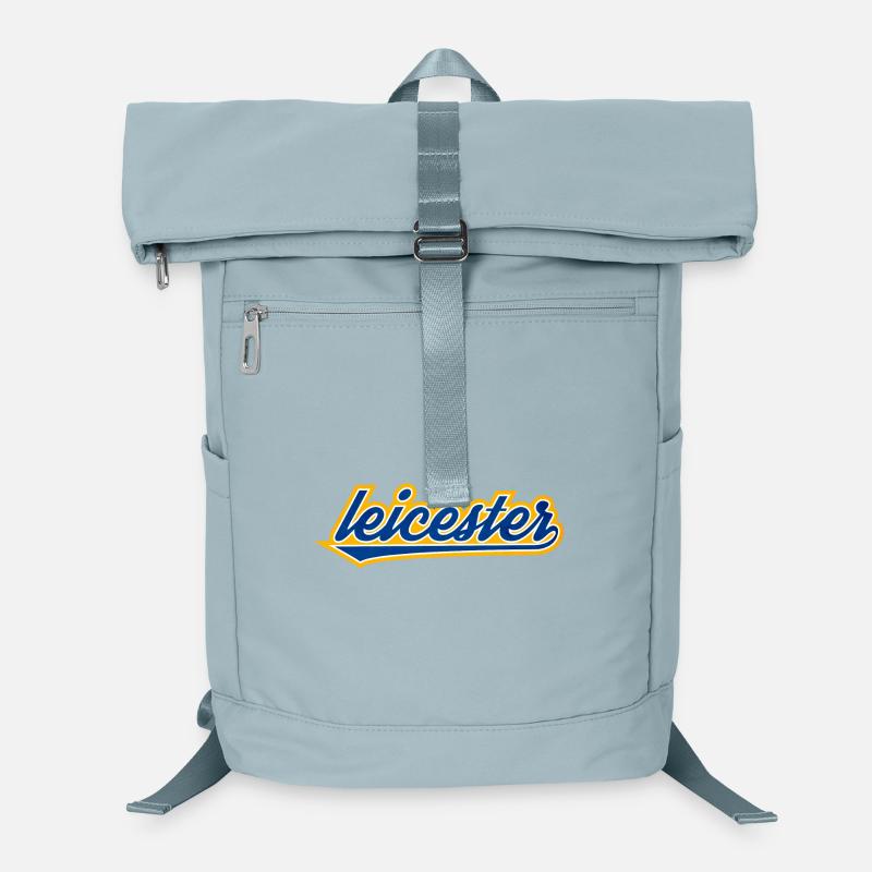Leicester Script Swoosh on clothing Laptop Backpack