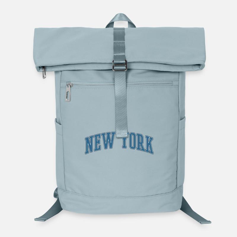 New York Arc Lettering - Laptop Backpack - ice blue