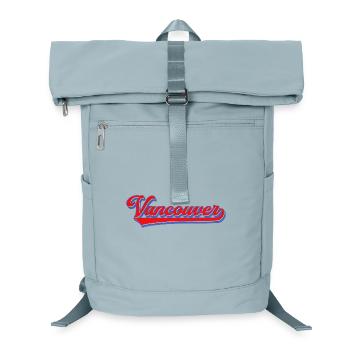 Vancouver Schriftzug Retro Stil - Laptop-Rucksack  - Eisblau - Vorne