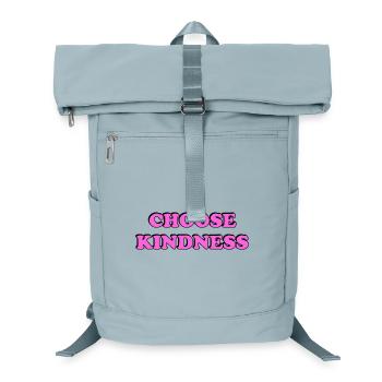 Choose Kindness pink - Laptop Backpack - ice blue - Front