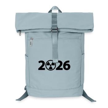 Attention Radioactive 2026, Radiation 2026 - Laptop Backpack - ice blue - Front