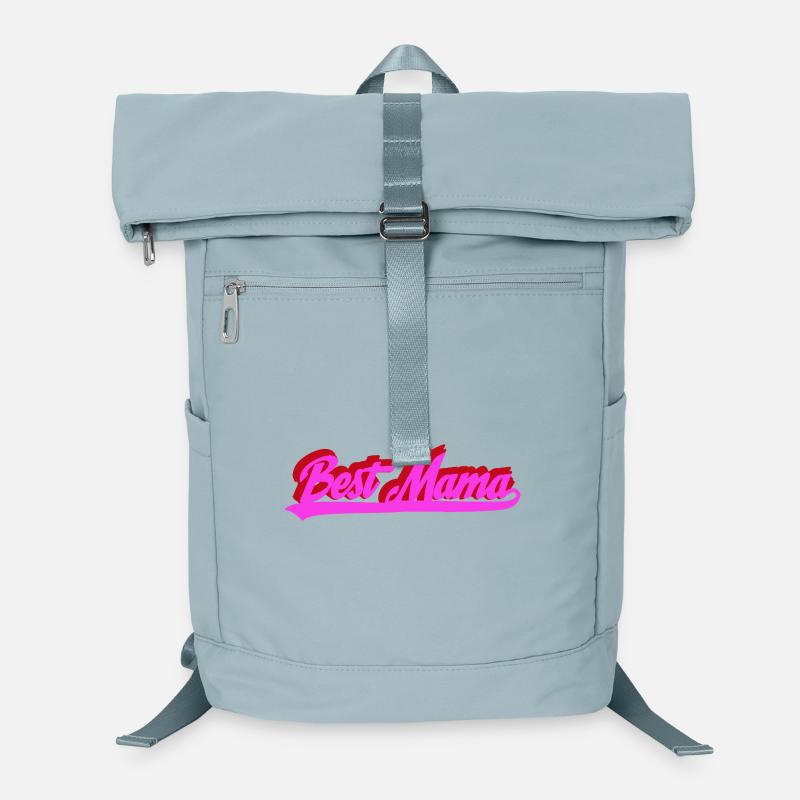 Beste Mama Retro Bold Typografie Laptop-Rucksack 