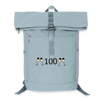 100th Birthday 100th Anniversary 100 Number 100 - Laptop Backpack - ice blue - Front
