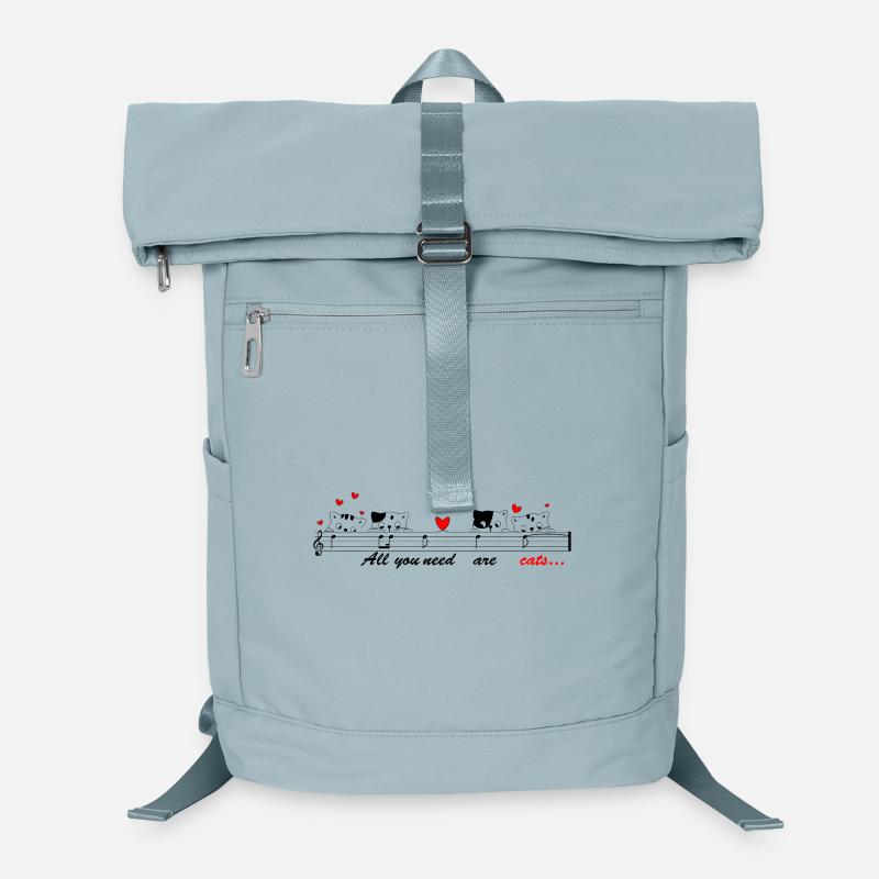 Singing cats with melody for bright clothes Laptop Backpack