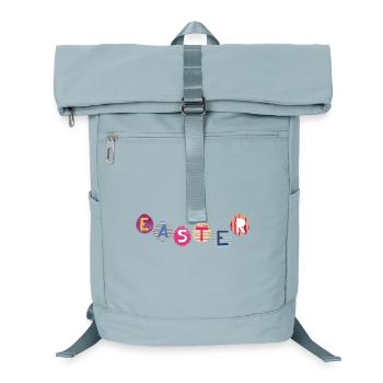 Lettres de Pâques sur des œufs colorés - Sac à dos ordinateur - bleu glacier - Devant