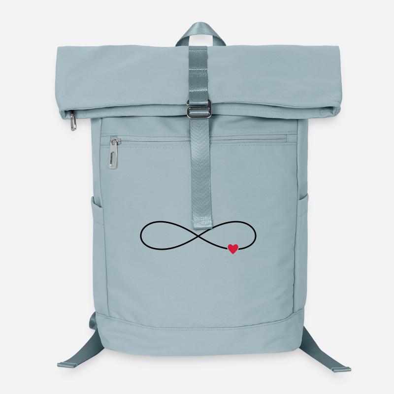 Unendliche Liebe Herz Symbol Zeichen Laptop-Rucksack 