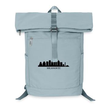 Milwaukee-Skyline - Laptop-Rucksack  - Eisblau - Vorne
