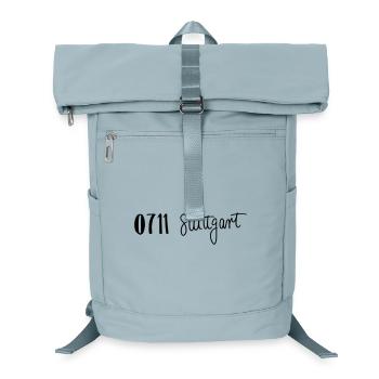 0711 Stuttgart - Laptop-Rucksack  - Eisblau - Vorne