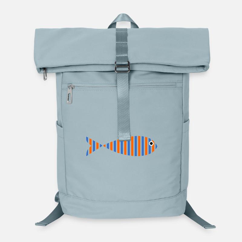 SARDINE. FISH. APRIL FOOL. EASTER. SEA Laptop Backpack
