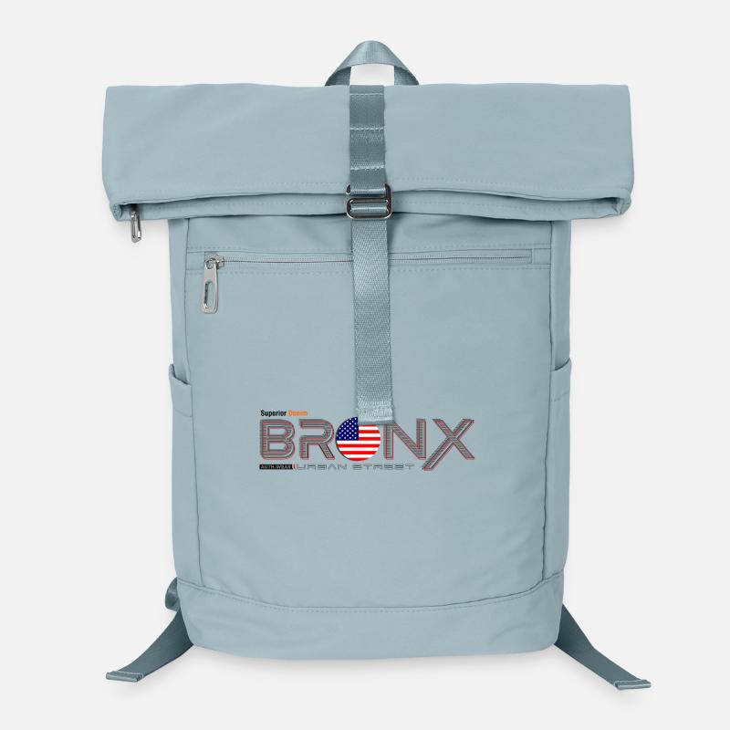 T-shirt à motif drapeau américain du Bronx Sac à dos ordinateur