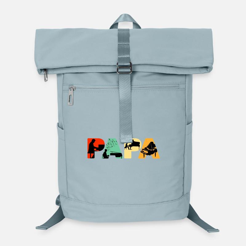 Piano Papa Funny Musical Father Keyboard Player Laptop Backpack