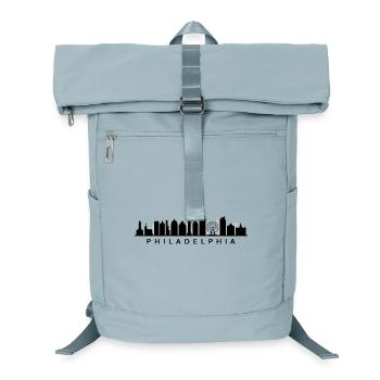 Philadelphia Skyline - Laptop-Rucksack  - Eisblau - Vorne