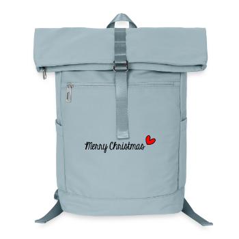 MERRY CHRISTMAS. NOËL. JOYEUX NOËL. NOUVEL AN. - Sac à dos ordinateur - bleu glacier - Devant