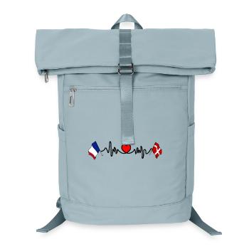 Savoie et France – En un clin d’œil - Sac à dos ordinateur - bleu glacier - Devant