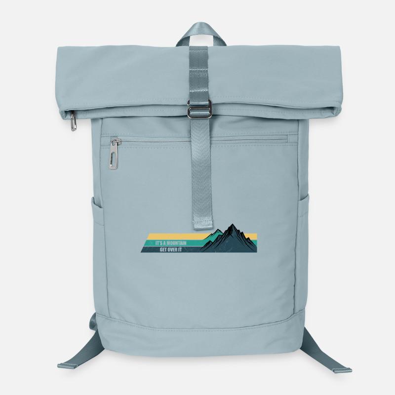 Devise de montagne Rayures rétro Sac à dos ordinateur
