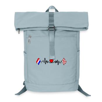 Cardio heart Flag Netherlands, North Brabant - Laptop Backpack - ice blue - Front