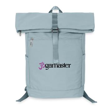 Jogamaster - Typographic OM (3-Color) - Laptop Backpack - ice blue - Front