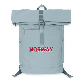 Paysage de montagne avec soleil de minuit - Sac à dos ordinateur - bleu glacier - Devant