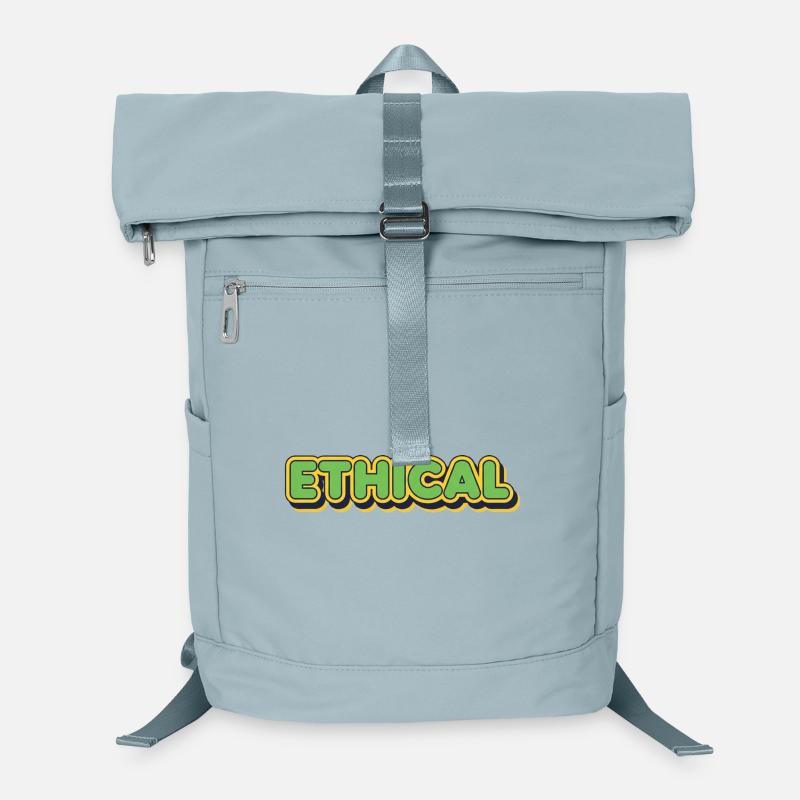 Ethical Glow Typo Laptop Backpack