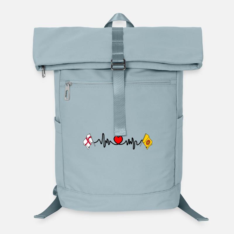 Lancashire- und England-Herzfrequenz Laptop-Rucksack 