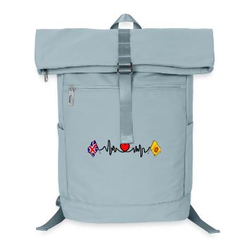 Herzfrequenz in Lancashire und Großbritannien - Laptop-Rucksack  - Eisblau - Vorne