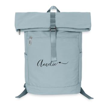 Amelie Name Vorname Dekorativ - Laptop-Rucksack  - Eisblau - Vorne