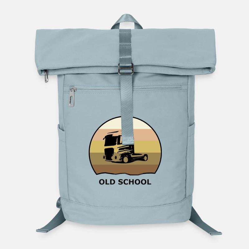 Old school truck driver Laptop Backpack