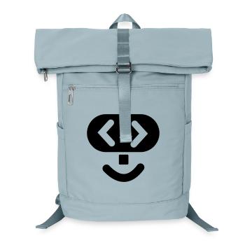 Hacker-Logo 2 - Laptop-Rucksack  - Eisblau - Vorne
