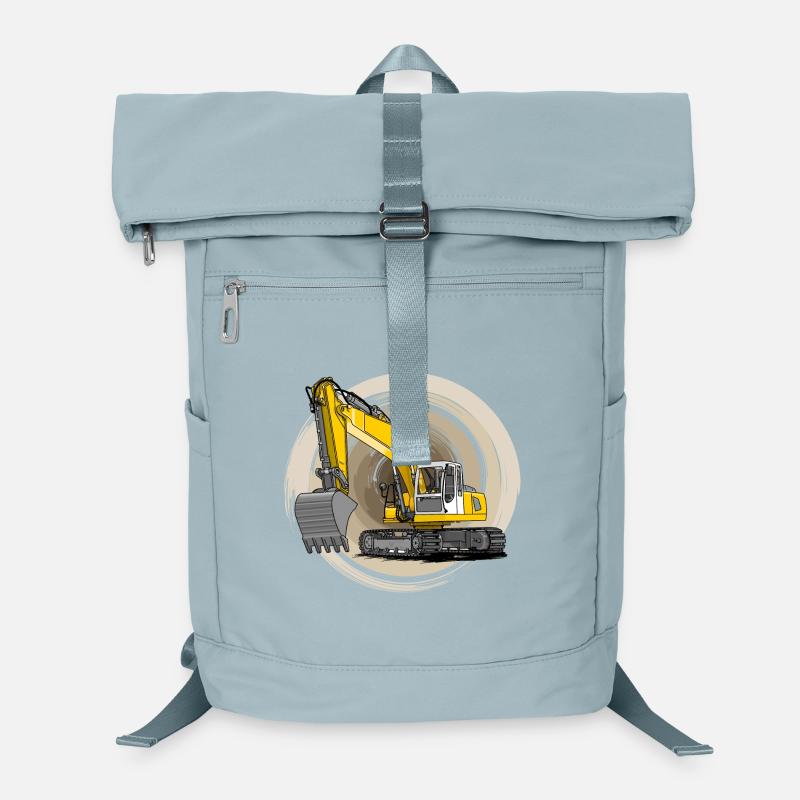Bagger, Löffelbagger Laptop-Rucksack 