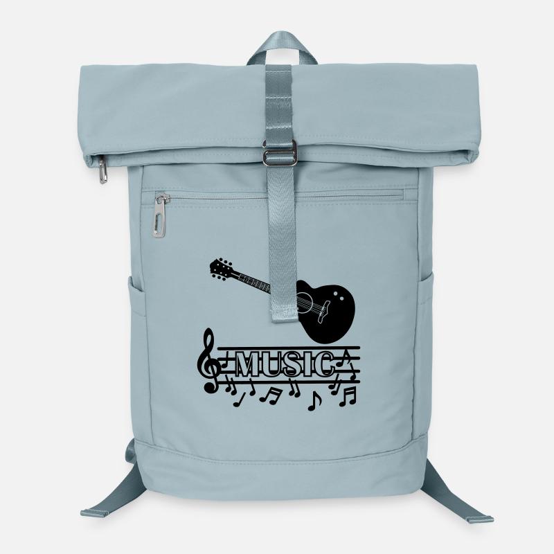 Guitar music logo Laptop Backpack