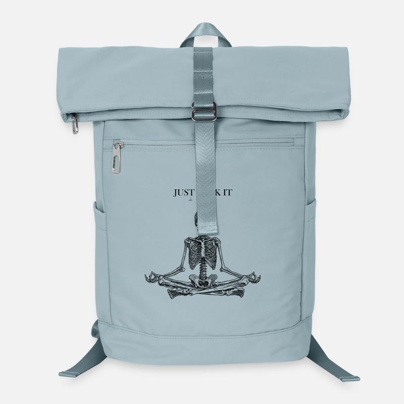 Meditating Skeleton Laptop-Rucksack 