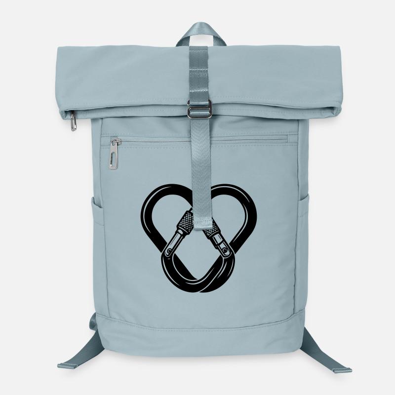 Karabiner-Herz – Liebe zum Klettern Laptop-Rucksack 